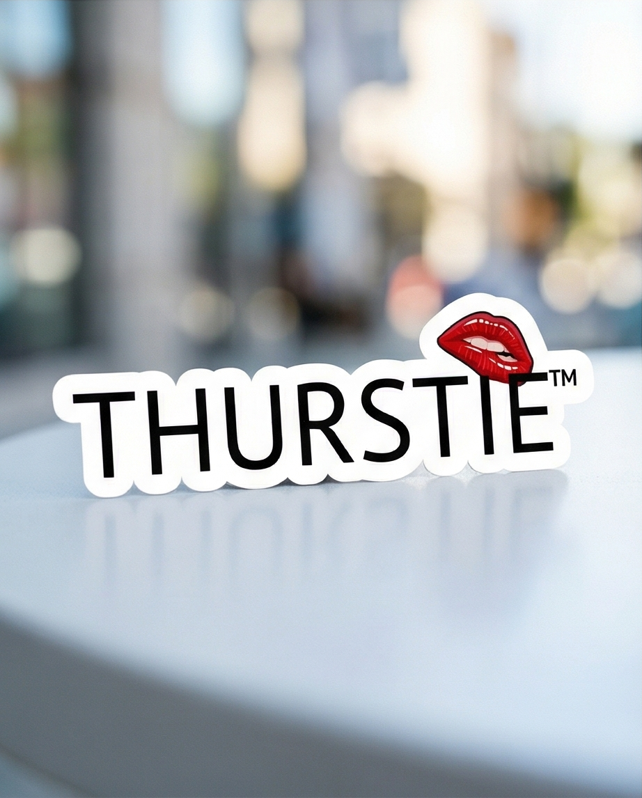 Thurstie Die-cut stickers