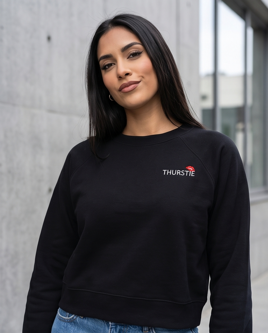 Thurstie Women Raglan Pullover Fleece Sweatshirt