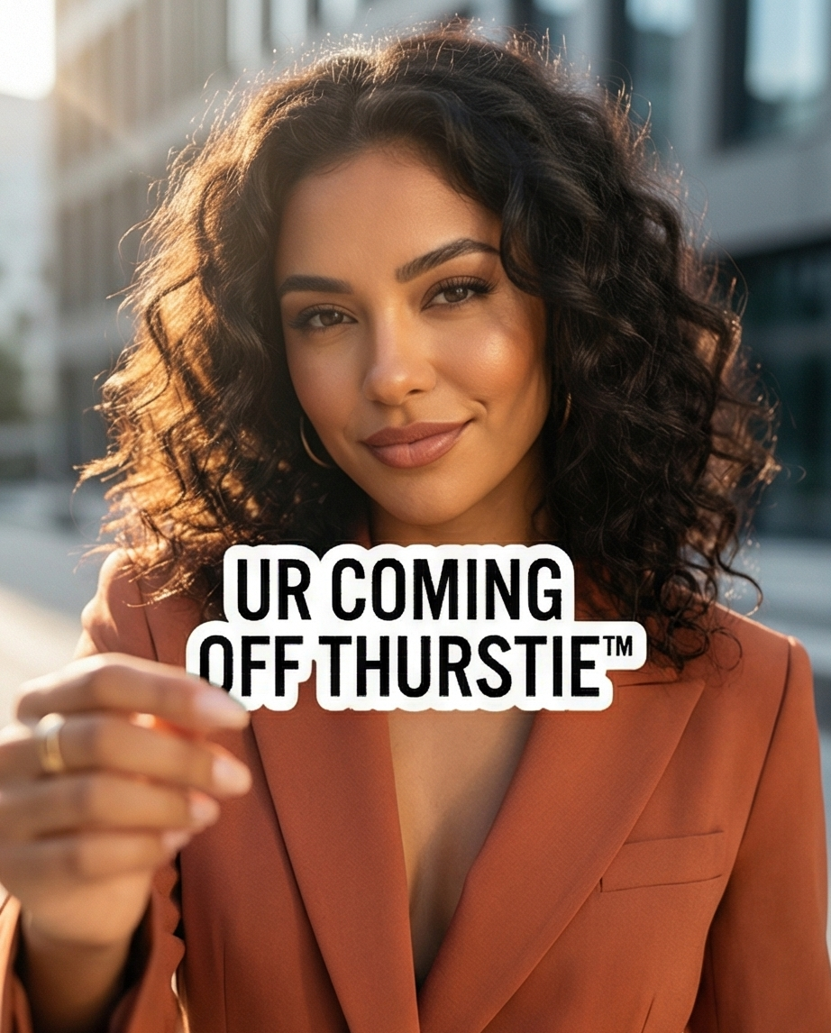 "Ur coming off Thurstie" Die-cut stickers
